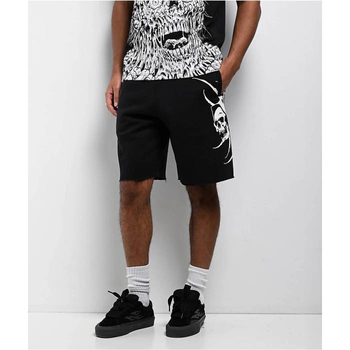 Lurking Class By Sketchy Tank 【 X Kyle Grand Sins Black Sweat Shorts Men's Black 】 グランド 黒色 ブラック Sweat スウェット ショーツ メンズ 黒色 ブラック
