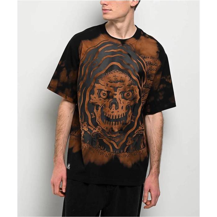 Lurking Class By Sketchy Tank 【 Clarity Black Bleach Knit T-Shirt Men Black 】 黒色 ブラック ニット Tシャツ メンズ 黒色 ブラック