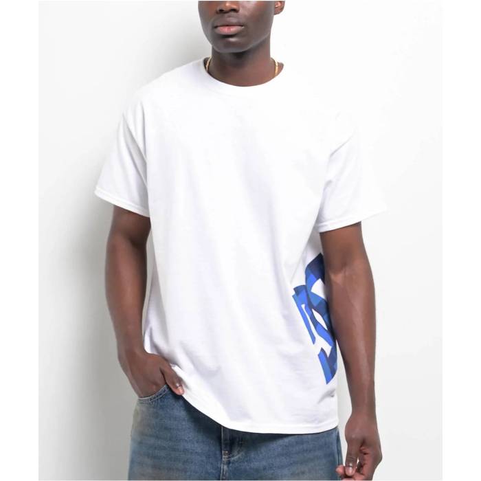 ディーシー Dc 【 Star Slide Slant White T-Shirt Men\u0027s White 】 Slide サンダル 白いこと 白いこと プルオーバー メンズ 白いこと 白いこと