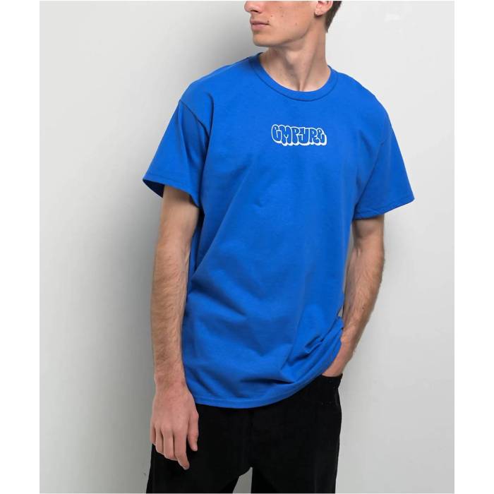帝国 Empyre 【 Graffiti Blue T-Shirt Men\u0027s Blue 】 青味 青み プルオーバー メンズ 青味 青み