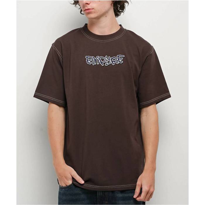 エンパイア Empyre 【 Pocket Knife Brown T-Shirt Men's Brown 】 茶色 ブラウン Tシャツ メンズ 茶色 ブラウン|スニケス