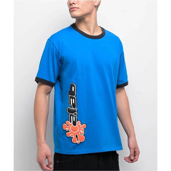 A.lab 【 Astro Ringer Blue T-Shirt Men\u0027s Blue 】 青み 青色 プルオーバー メンズ 青み 青色