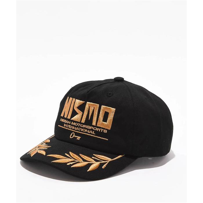 【★百貨店SALE★6/11真夜中2時迄】Key Street 【 X Nismo Black \u0026 Gold Snapback Hat Men\u0027s Black 】 黒いこと 黒いこと ゴールド Snapback スナップバック 御徒面子 メンズ 黒いこと 黒いこと