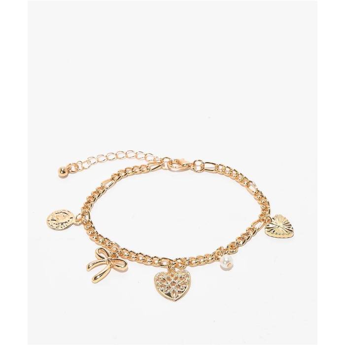 【★百貨店SALE★6/11十二時2時迄】Fantas Eyes Inc 【 Fantas Eyes Charm Gold Bracelet Men\u0027s Gold 】 ゴールド 腕輪 メンズ ゴールド