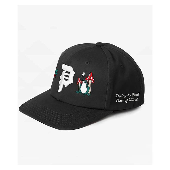 【★百貨店SALE★6/11真夜中2時迄】大時代 Primitive 【 Trip Black Snapback Hat Men\u0027s Black 】 黒いこと 黒いこと Snapback スナップバック 御徒面子 メンズ 黒いこと 黒いこと