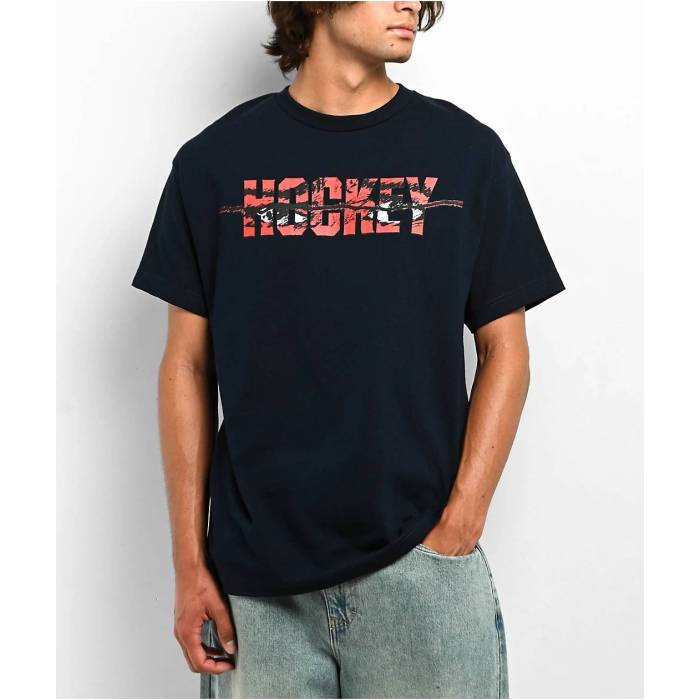 Hockey 【 Win It All Black T-Shirt Men's Navy 】 黒色 ブラック Tシャツ メンズ 紺色 ネイビー