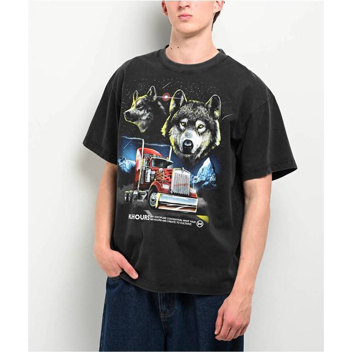 【★百貨店SALE★6/11真夜中2時迄】Nohours 【 Night Moves Black T-Shirt Men\u0027s Black 】 ナイト爵 黒いこと 黒いこと ティーシャツ メンズ 黒いこと 黒いこと