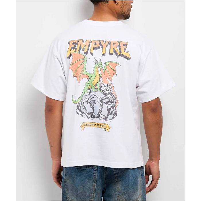 エンパイア Empyre 【 Welcome To Hell White T-Shirt Men's White 】 白色 ホワイト Tシャツ メンズ 白色 ホワイト