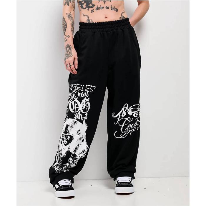 Fb County 【 Lifestylez Black Sweatpants Women's Black 】 黒色 ブラック ロングタイツ レディース 黒色 ブラック