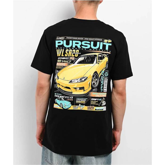 【★百貨店SALE★6/11真夜中2時迄】Lzmfg 【 Pursuit Mag Black T-Shirt Men\u0027s Black 】 黒いこと 黒いこと ティーシャツ メンズ 黒いこと 黒いこと