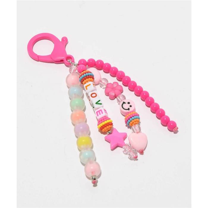 ペタルズアンドピーコックス Petals And Peacocks 【 Beadit Pink Bag Charm Men's Multicolor 】 pink ピンク バッグ メンズ｜スニケス