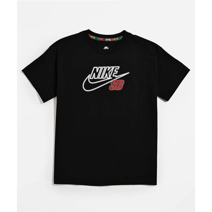 ナイキ Nike 【 Sb Kids Logo Black & Red T-Shirt Kids' Black 】 エスビー ロゴ 黒色 ブラック Red 赤・レッド Tシャツ 黒色 ブラック