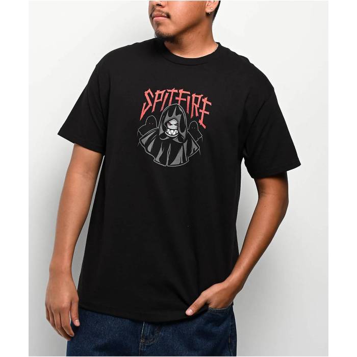 【★百貨店SALE★6/11十二時2時迄】スピットファイア Spitfire 【 Ritual Black T-Shirt Men\u0027s Black 】 黒いこと 黒いこと プルオーバー メンズ 黒いこと 黒いこと