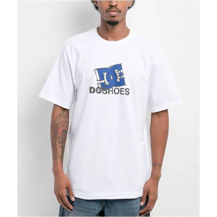 【★百貨店SALE★6/11真夜中2時迄】ディーシー Dc 【 Sketch Book White T-Shirt Men\u0027s White 】 白いこと 白いこと ティーシャツ メンズ 白いこと 白いこと