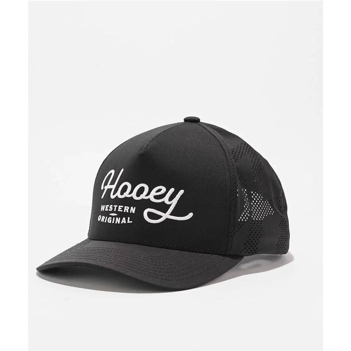 Hooey 【 Western Original Black Snapback Hat Men's Black 】 ウェスタン 黒色 ブラック Snapback スナップバック バッグ メンズ 黒色 ブラック|スニケス