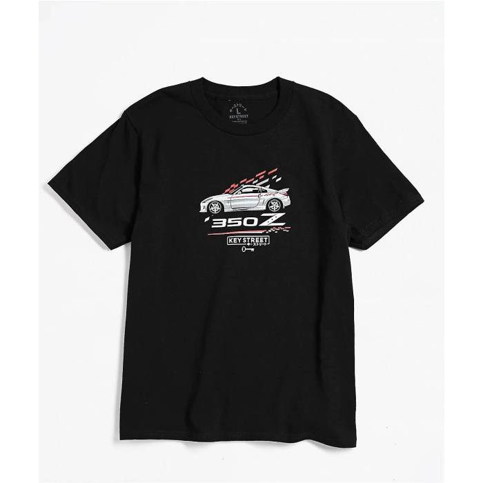 Key Street 【 X Nismo Kids 350Z Black T-Shirt Kids\u0027 Black 】 黒いこと 黒いこと プルオーバー 黒いこと 黒いこと