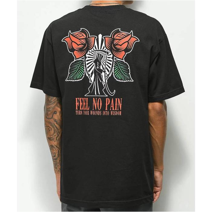帝国 Empyre 【 No Pain Black T-Shirt Men\u0027s Gold 】 黒いこと 黒いこと プルオーバー メンズ ゴールド