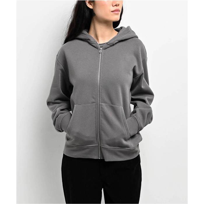 【★百貨店SALE★6/11真夜中2時迄】Zine 【 Russo Grey Zip Hoodie Women\u0027s Grey 】 薄墨色 薄墨色 フーディー パーカー レディース 薄墨色 薄墨色