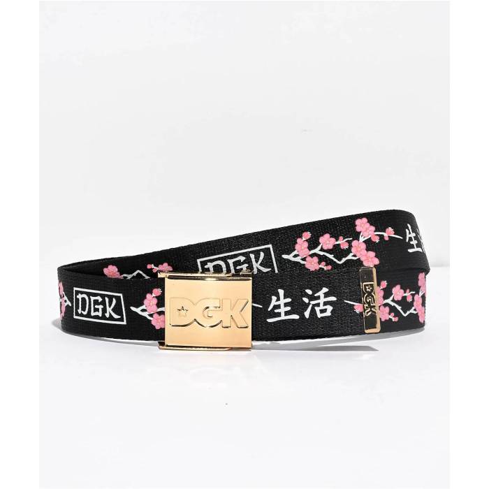 DGK Dgk 【 Zen Blossom Black Web Belt Men's Black 】 黒色 ブラック ベルト メンズ 黒色 ブラック|スニケス