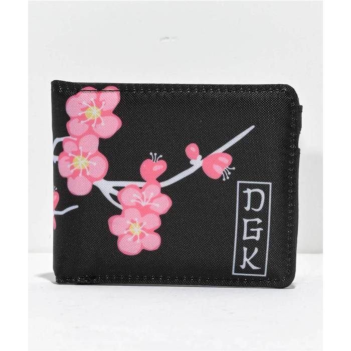 DGK Dgk 【 Zen Black Bifold Wallet Men's Black 】 黒色 ブラック Wallet ウォレット・財布 メンズ 黒色 ブラック