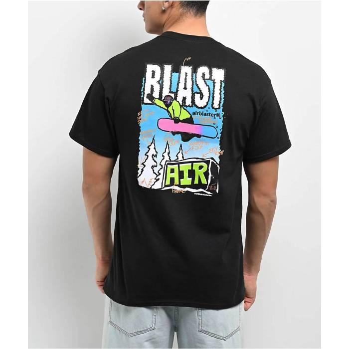 【★百貨店SALE★6/11真夜中2時迄】Airblaster 【 Correct Black T-Shirt Men\u0027s Black 】 黒いこと 黒いこと ティーシャツ メンズ 黒いこと 黒いこと