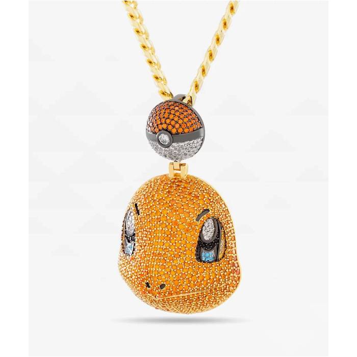 King Ice 【 | Pokemon Charmander Necklace Men's Gold 】 ネックレス メンズ ゴールド|スニケス