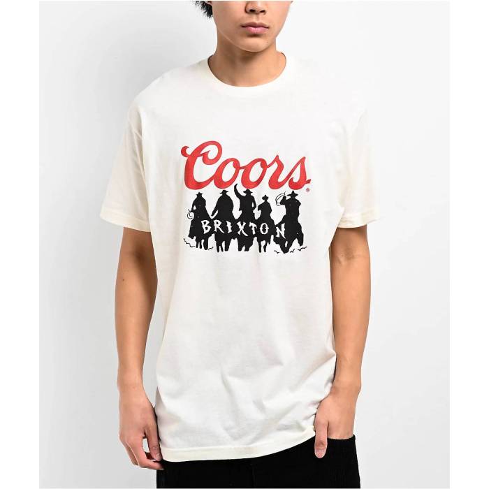 ブリクス英トン Brixton 【 X Coors Bandit Natural T-Shirt Men\u0027s Natural 】 バンディット 自然的 プルオーバー メンズ 自然的
