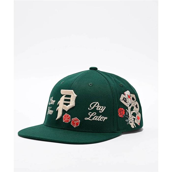 【★百貨店SALE★6/11真夜中2時迄】大時代 Primitive 【 Double Up Green Snapback Men\u0027s Green 】 green 緑・緑であること Snapback スナップバック 御徒面子 メンズ green 緑・緑であること