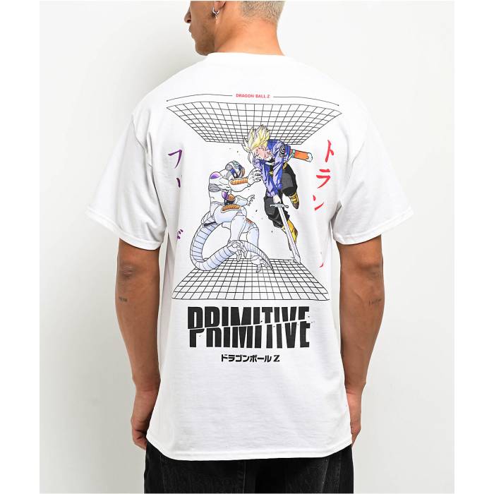 プリミティブ Primitive 【 X Dragon Ball Z Timeline White T-Shirt Men's White 】 ドラゴン 白色 ホワイト Tシャツ メンズ 白色 ホワイト|スニケス