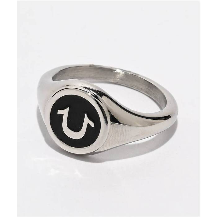 トゥルーレリジョン True Religion 【 Horseshoe Silver Ring Men\u0027s Silver 】 Silver しろがね色・しろがね色 メンズ Silver しろがね色・しろがね色