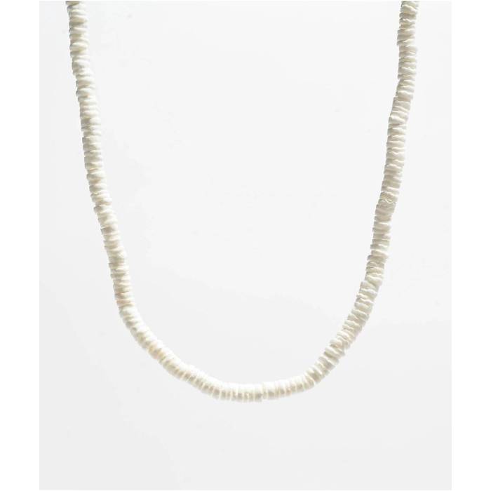 Kitsune 【 Pukka Shell Necklace Men's White 】 shell シェル ネックレス メンズ 白色 ホワイト