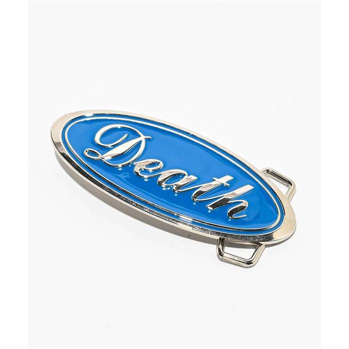 【★百貨店SALE★6/11夜夜中2時迄】Broken Promises 【 Death Blue Belt Buckle Men\u0027s Blue 】 青味 青み 胴締め バックル メンズ 青味 青み