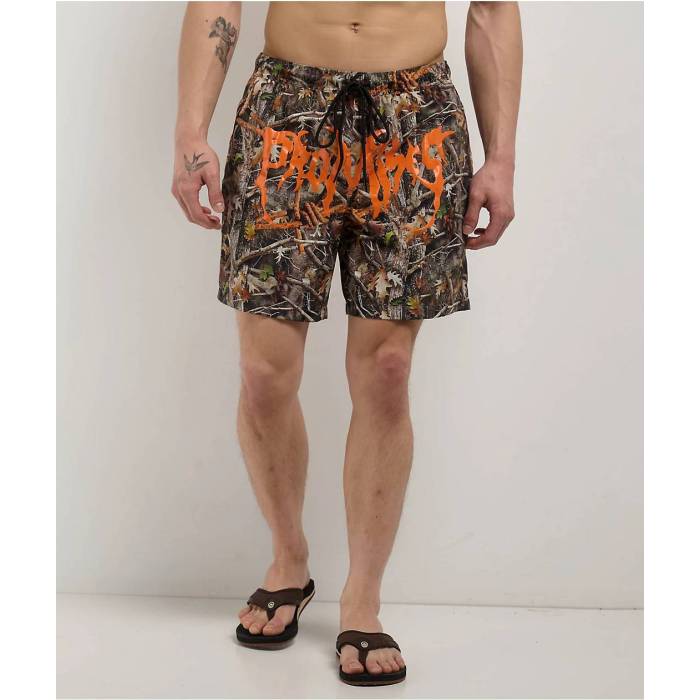 【★百貨店SALE★6/11真夜中2時迄】Broken Promises 【 Killin Stand Camo Board Shorts Men\u0027s Multicolor 】 合鴨柄 さる股引き メンズ