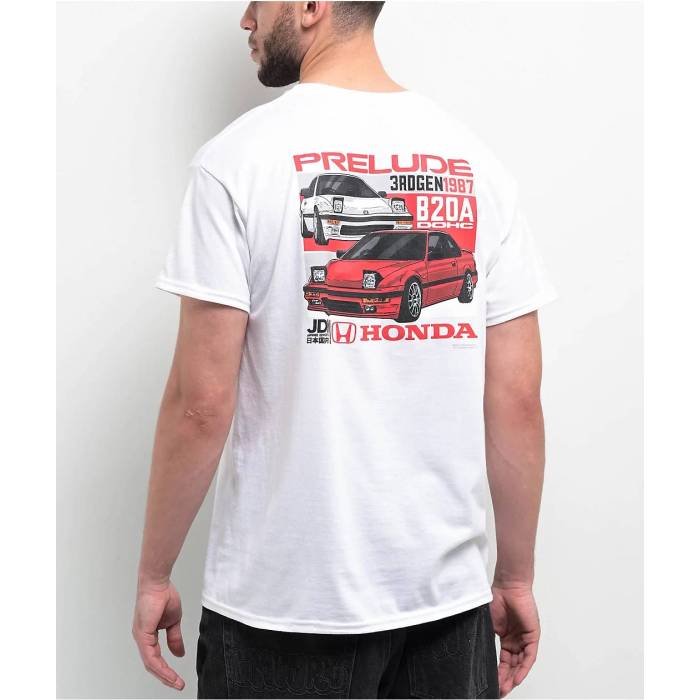 Honda 【 Prelude To Perfection White T-Shirt Men White 】 白色 ホワイト Tシャツ メンズ 白色 ホワイト