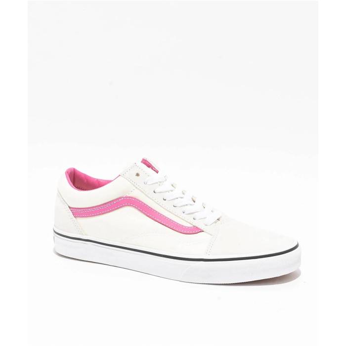 【★百貨店SALE★6/11真夜中2時迄】ヴァンズ Vans 【 Old Skool Pop Raspberry Rose Skate Shoes Men\u0027s Natural 】 Rose さくら色 Skate 滑る シューズ 運動すること靴 メンズ 自然的