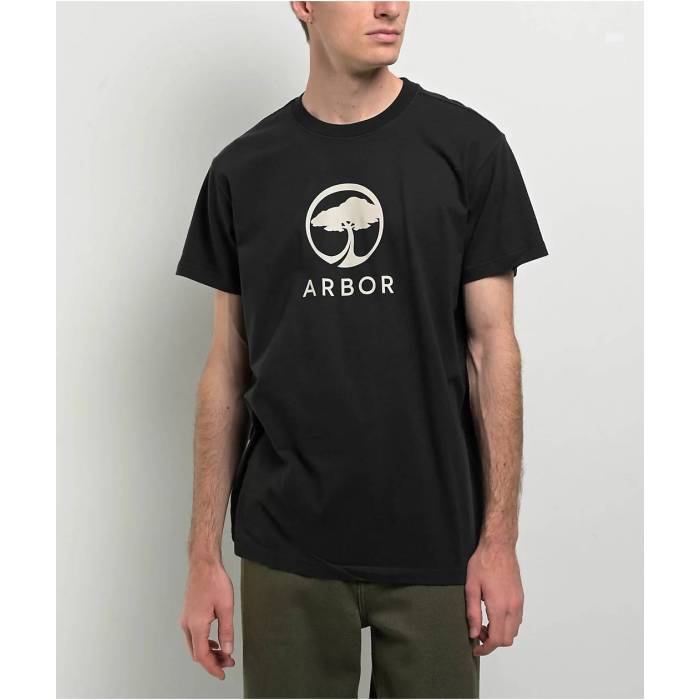 【★百貨店SALE★6/11真夜中2時迄】Arbor Collective 【 Arbor Landmark Black T-Shirt Men\u0027s Black 】 黒いこと 黒いこと ティーシャツ メンズ 黒いこと 黒いこと