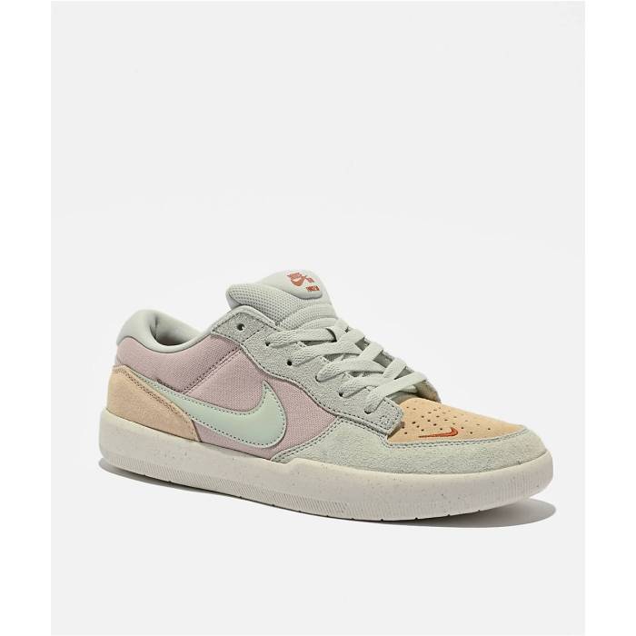 【★百貨店SALE★6/11真夜中2時迄】ナイキ Nike 【 Sb Force 58 Platinum Violet Light Silver \u0026 Sand Skate Shoes Men\u0027s Light Pastel Green 】 エスビー Platinum プラチナム 紫・相撲取り草 Silver しろがね色・しろがね色 砂色・砂子 Skate 滑る シューズ 運
