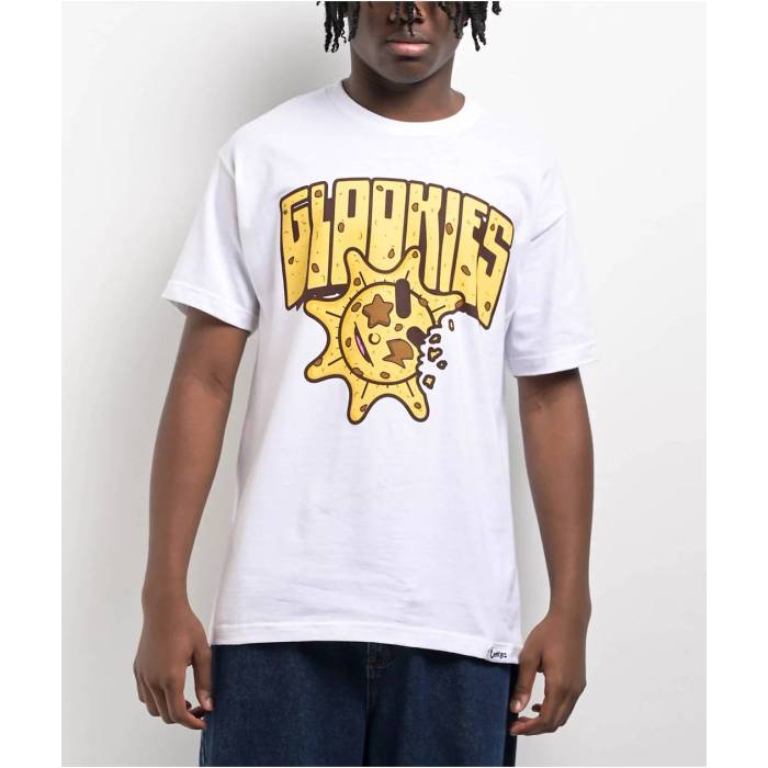 【★百貨店SALE★6/11真夜中2時迄】Cookies Clothing 【 Cookies X Glo Gang Fresh Baked White T-Shirt Men\u0027s White 】 生新しい 白いこと 白いこと ティーシャツ メンズ 白いこと 白いこと