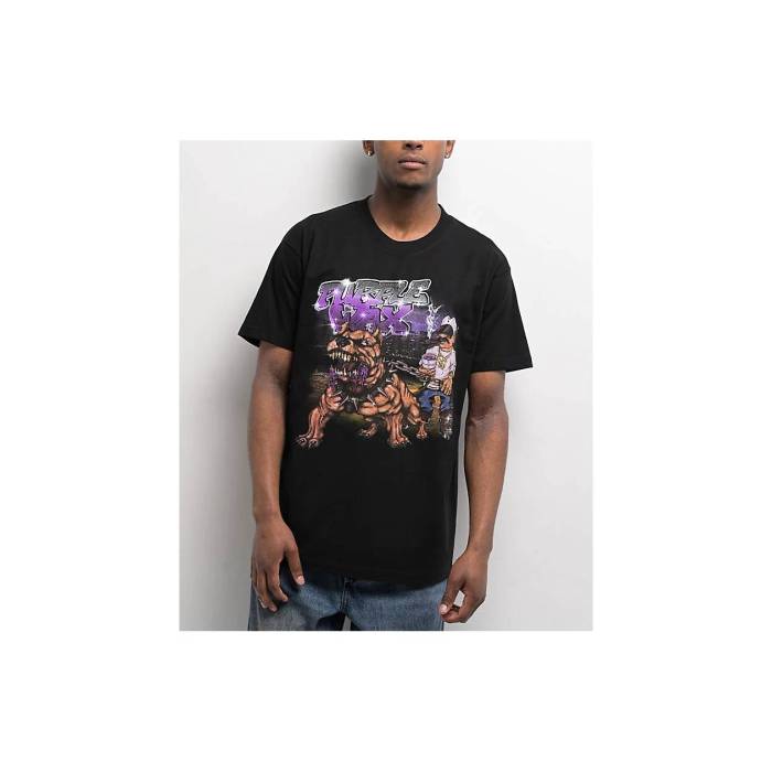 Purple Wax 【 Dog Walk Black T-Shirt Men\u0027s Black 】 ウォーク 黒いこと 黒いこと プルオーバー メンズ 黒いこと 黒いこと