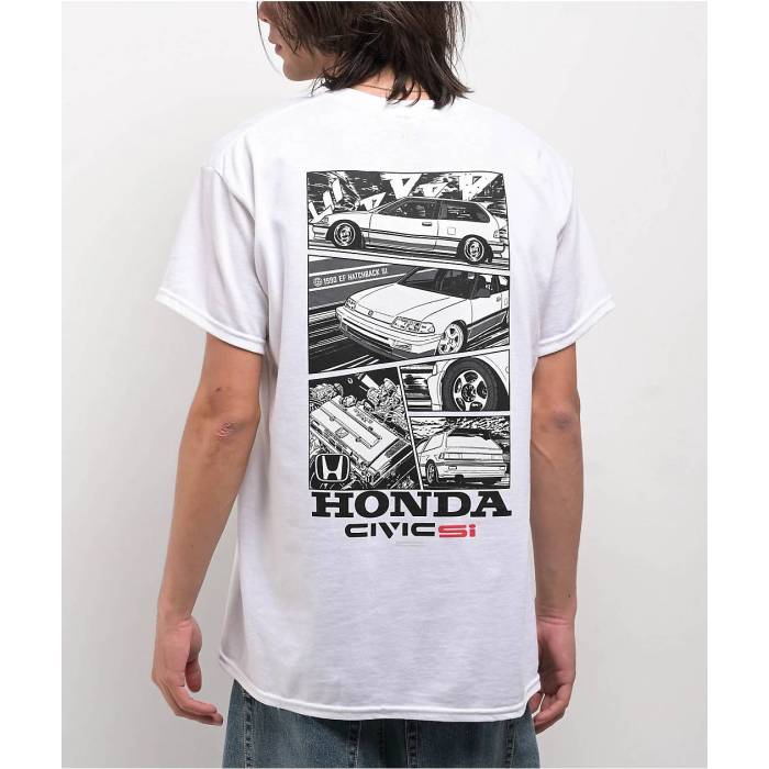 【★百貨店SALE★6/11真夜中2時迄】Honda 【 Joyride White T-Shirt Men\u0027s White 】 白いこと 白いこと ティーシャツ メンズ 白いこと 白いこと