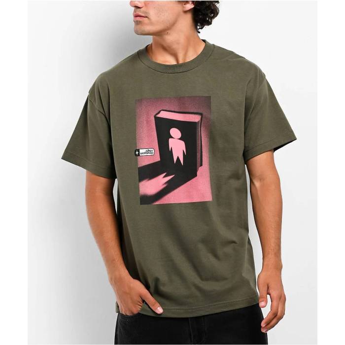 【★百貨店SALE★6/11十二時2時迄】Alien Workshop 【 Good Book Green T-Shirt Men\u0027s Dark Green 】 green 緑・緑であること プルオーバー メンズ green 緑・緑であること