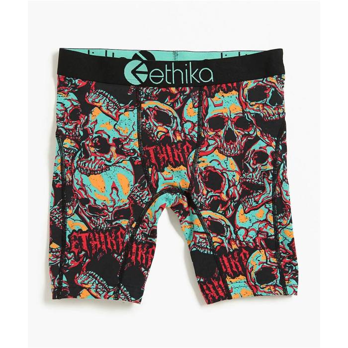 【★百貨店SALE★6/11真夜中2時迄】エシカ Ethika 【 Kids Havoc Boxer Briefs Kids\u0027 Multicolor 】