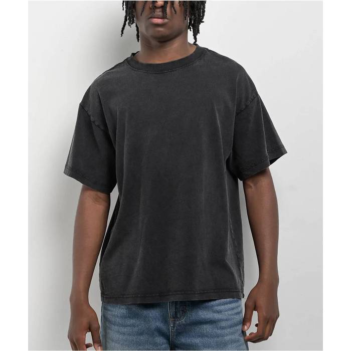 Ita 【 Portal Black Wash T-Shirt Men\u0027s Black 】 黒いこと 黒いこと プルオーバー メンズ 黒いこと 黒いこと