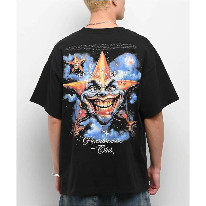 【★百貨店SALE★6/11真夜中2時迄】Heartbreakers Club 【 Dreams Heavyweight Black T-Shirt Men\u0027s Black 】 黒いこと 黒いこと ティーシャツ メンズ 黒いこと 黒いこと