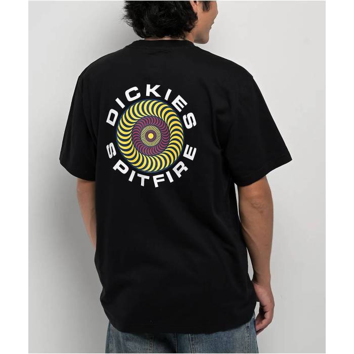 【★百貨店SALE★6/11真夜中2時迄】ディッキーズ Dickies 【 X Spitfire Black T-Shirt Men\u0027s Black 】 黒いこと 黒いこと ティーシャツ メンズ 黒いこと 黒いこと