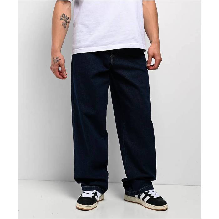 ディッキーズ Dickies 【 Hilham Dark Indigo Loose Fit Jeans Men's Blue 】 藍色・インディゴ ジーンズ メンズ 青色 ブルー