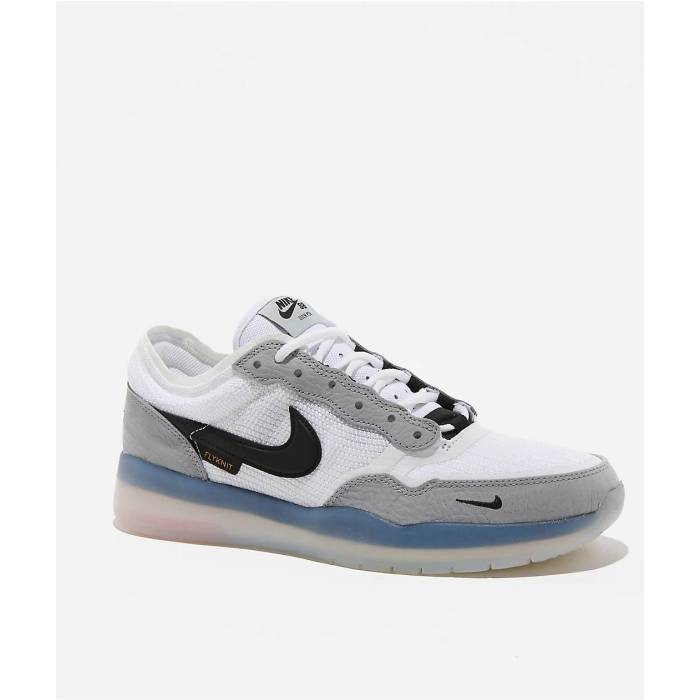 ナイキ Nike 【 Sb Ps8 Qs Wolf Grey White Black Skate Shoes Men's White 】 エスビー 灰色 グレー 白色 ホワイト 黒色 ブラック Skate スケート シューズ 運動靴 メンズ 白色 ホワイト