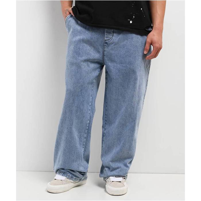 Krew 【 Original K-Loose Slacker Vintage Blue Jeans Men's Blue 】 vintage ビンテージ・ヴィンテージ 青色 ブルー ジーンズ メンズ 青色 ブルー