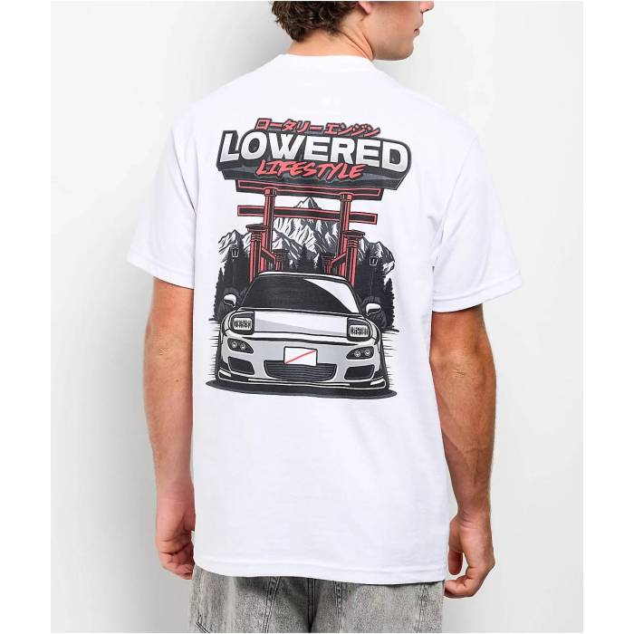 Lowered Lifestyle 【 Toriii White T-Shirt Men's White 】 白色 ホワイト Tシャツ メンズ 白色 ホワイト