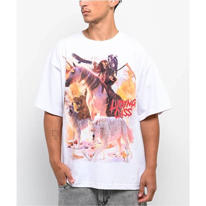【★百貨店SALE★6/11十二時2時迄】Lurking Class By Sketchy Tank 【 Reaper White T-Shirt Men\u0027s White 】 白いこと 白いこと プルオーバー メンズ 白いこと 白いこと